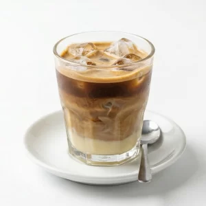 Cà phê sữa pha máy