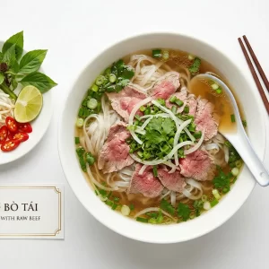 Phở bò tái