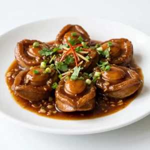 Bào ngư xốt hồng xíu