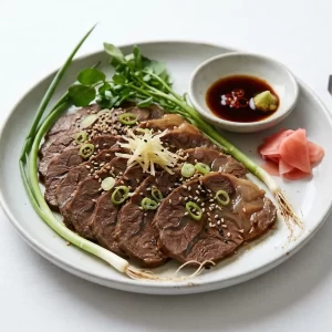 Bắp bò ngâm tương Nhật