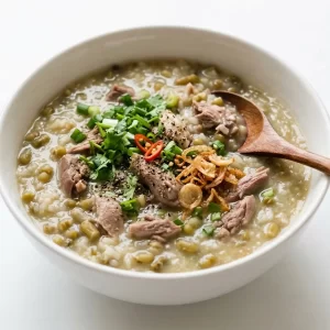 Bồ câu nấu cháo đậu xanh