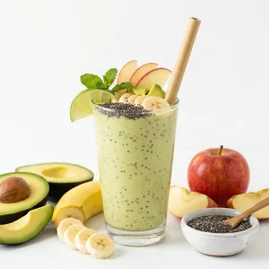 Bơ - Chuối - Táo - Hạt chia