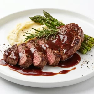 Bò Fuji xốt rượu vang