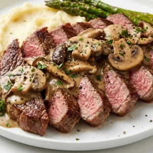 Bò Hokubee xốt nấm