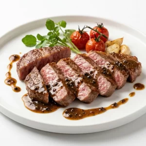 Bò Wagyu Nhật A5 xốt tiêu