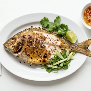 Cá dìa nướng muối ớt