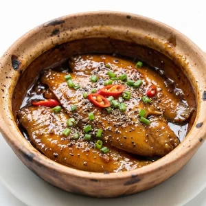 Cá lưỡi trâu kho keo