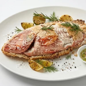 Cá mú đỏ muối sư nướng