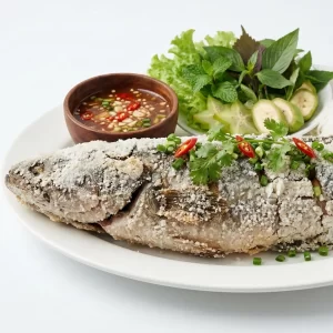 Cá lóc nướng muối tuyết