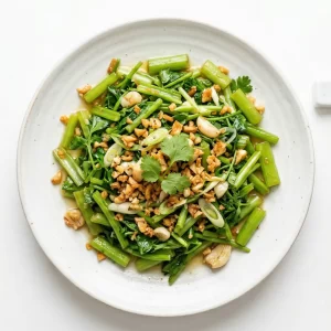 Cần nước xào tỏi