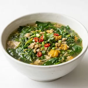 Canh cua rau đay