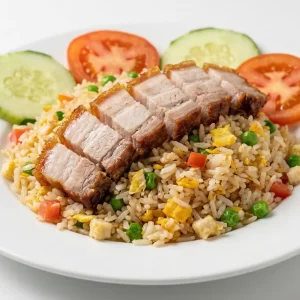 Cơm chiên heo quay