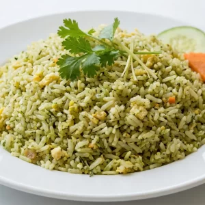 Cơm chiên muối é