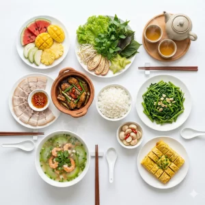 Combo cơm Việt Nam 1