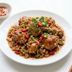 Gà kho sả ớt