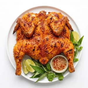 Gà nướng muối ớt nguyên con