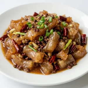 Gân nai xào hoa tiêu