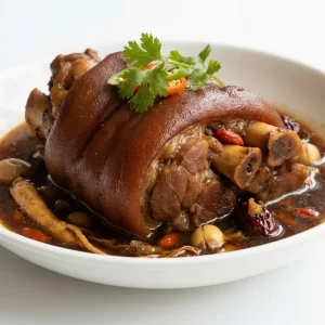 Giò heo nấu bát tửu