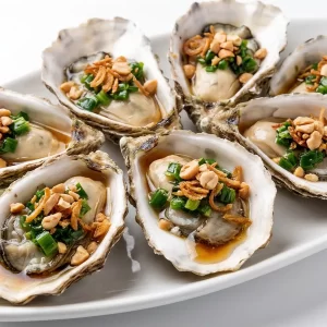 Hàu sữa nướng mỡ hành