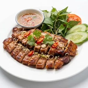 Heo rừng lai nướng