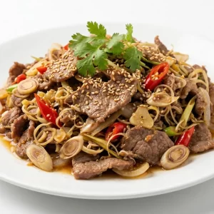 Heo rừng lai xào sả ớt