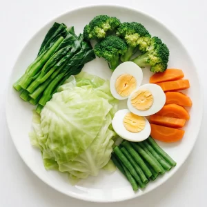 Lagim luộc và trứng