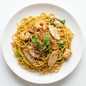 Mì xào hải sản