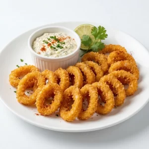 Mực ống chiên xù