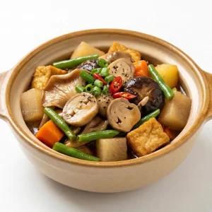 Nấm kho rau củ chay