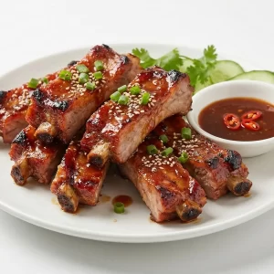 Sườn heo nướng xá xíu