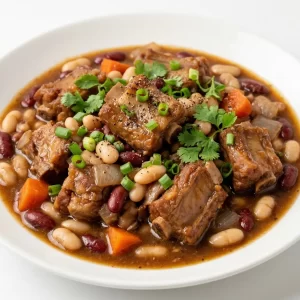 Sườn heo nấu đậu