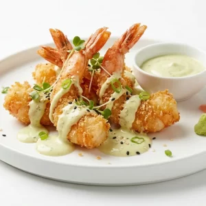 Tôm xốt mù tạt